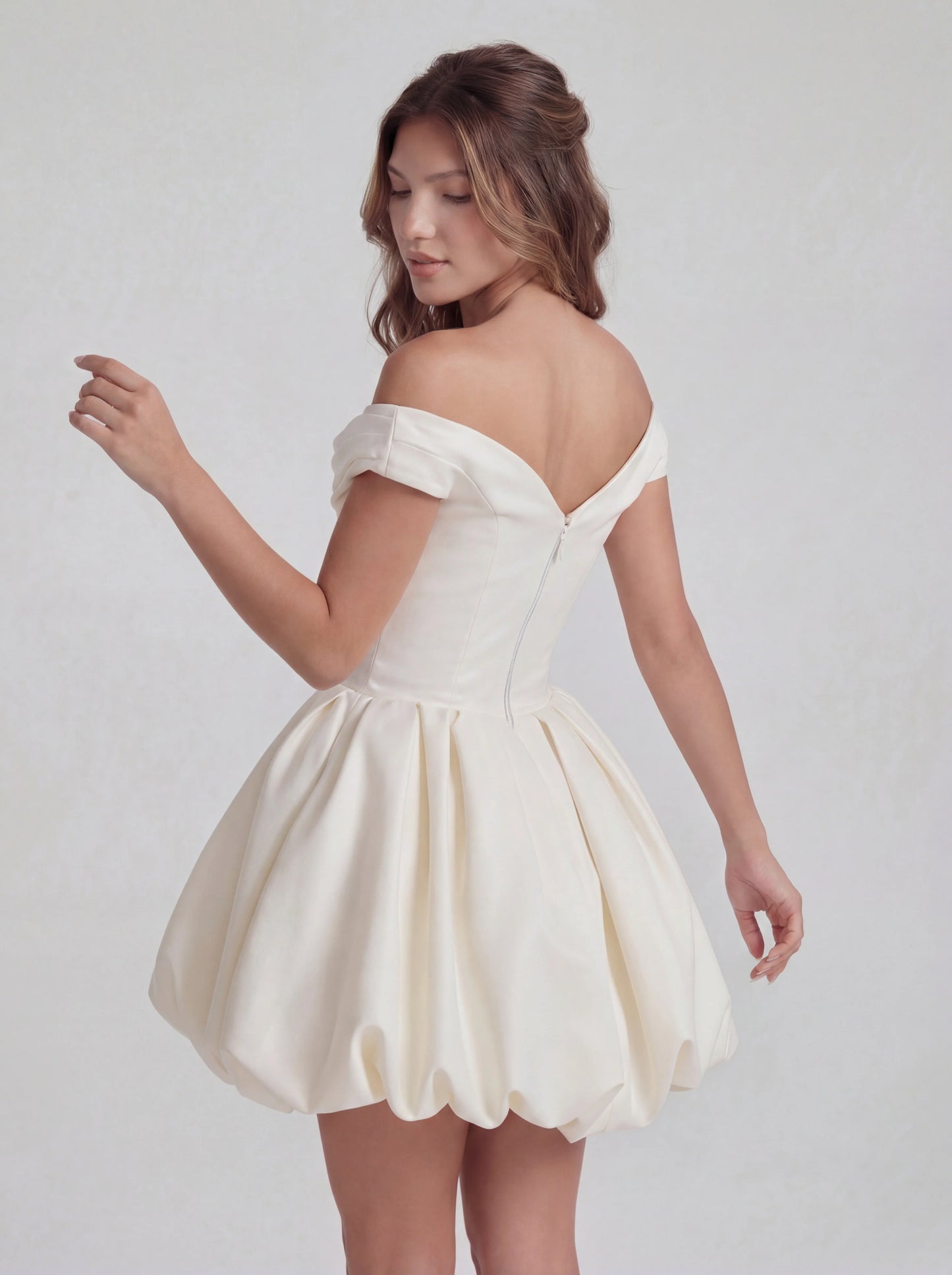 Barbiecore Off Shoulder Corset Mini Dress