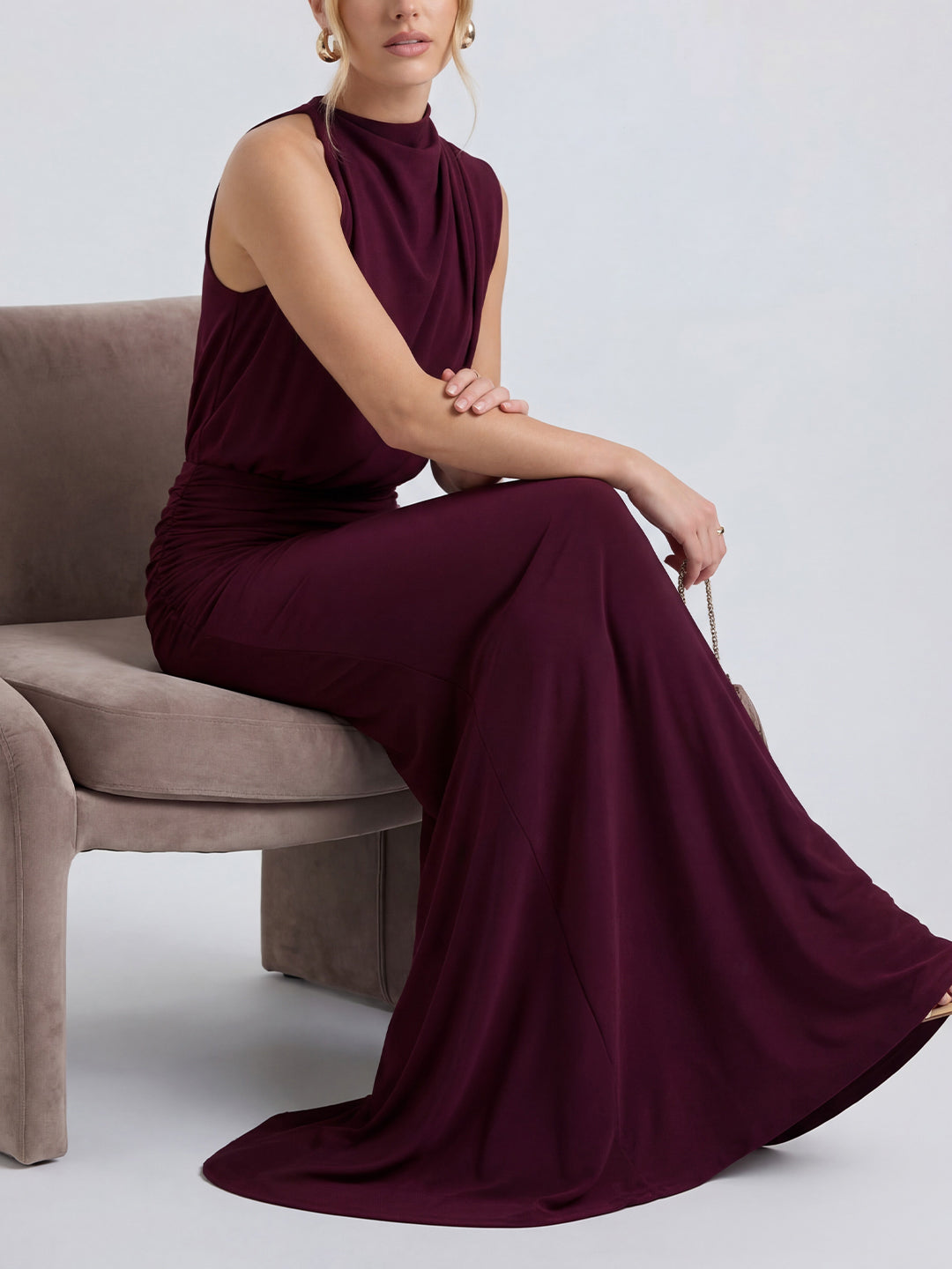 High-Neck Gown