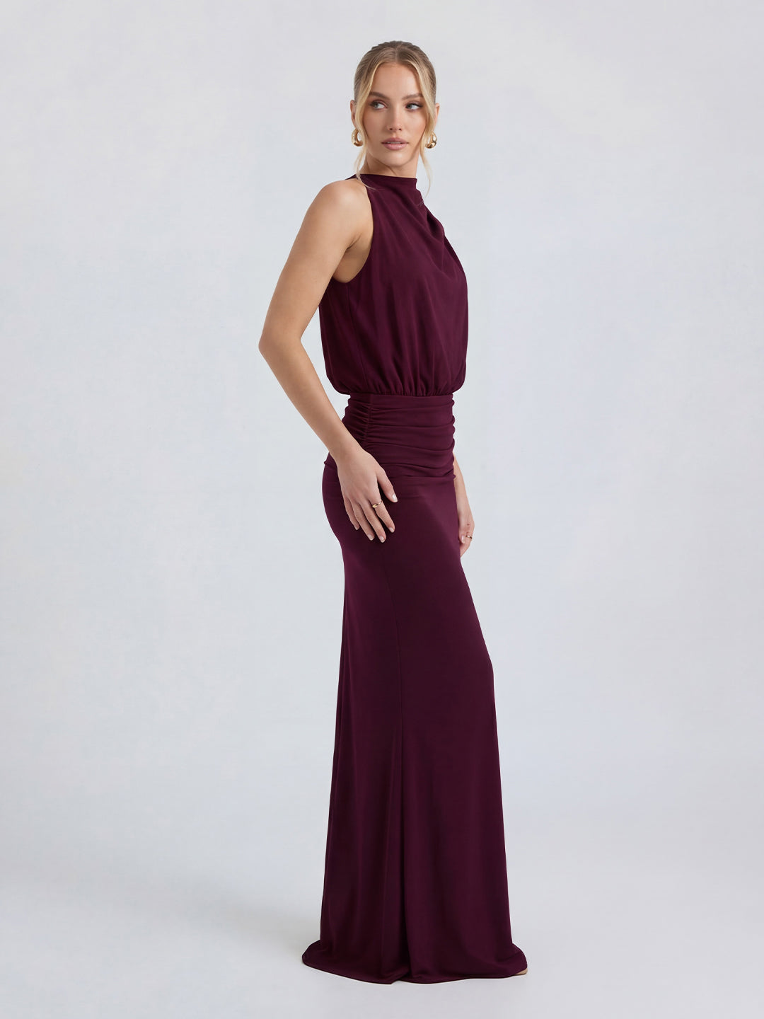 High-Neck Gown